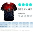 thumbnail image 6 of Rebaike Men's Spider Web Graphic T-Shirt All Over Print Halloween Tee, 6 of 7
