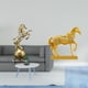 thumbnail image 2 of Escultura De Caballo De Resina Moderna, Figura Coleccionable, Centro De Mesa Decorativo, Adorno De Animal Grabado Para Sala De Estar, Oficina, Estante, Decoración Del Hogar, 2 of 8
