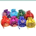 thumbnail image 2 of Drawstring Bag Portable Jewelry Packaging Bags Cotton Gift Jewellery Jewelry Drawstring Storage Pouch Christmas Wedding Favor Candy for Blue, 2 of 9