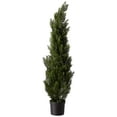 thumbnail image 3 of Nearly Natural 4' Cedar Tree Artificial Tree (Indoor/Outdoor), Green, 3 of 10