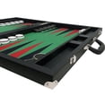 thumbnail image 5 of Wycliffe Brothers 23-inch Backgammon Set with 1.75-inch Nickel Checkers - Black Case with Green Field - Prestige Class, 5 of 12