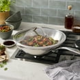 thumbnail image 2 of Henckels Aragon 12.5-inch Stainless Steel Wok with Lid, 2 of 4