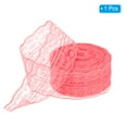 thumbnail image 3 of Uxcell 1.8 Inch Wide 25 Yards Lace Trim Ribbon Sewing Lace Roll Gift Package Pattern Wrapping Watermelon Red, 3 of 6