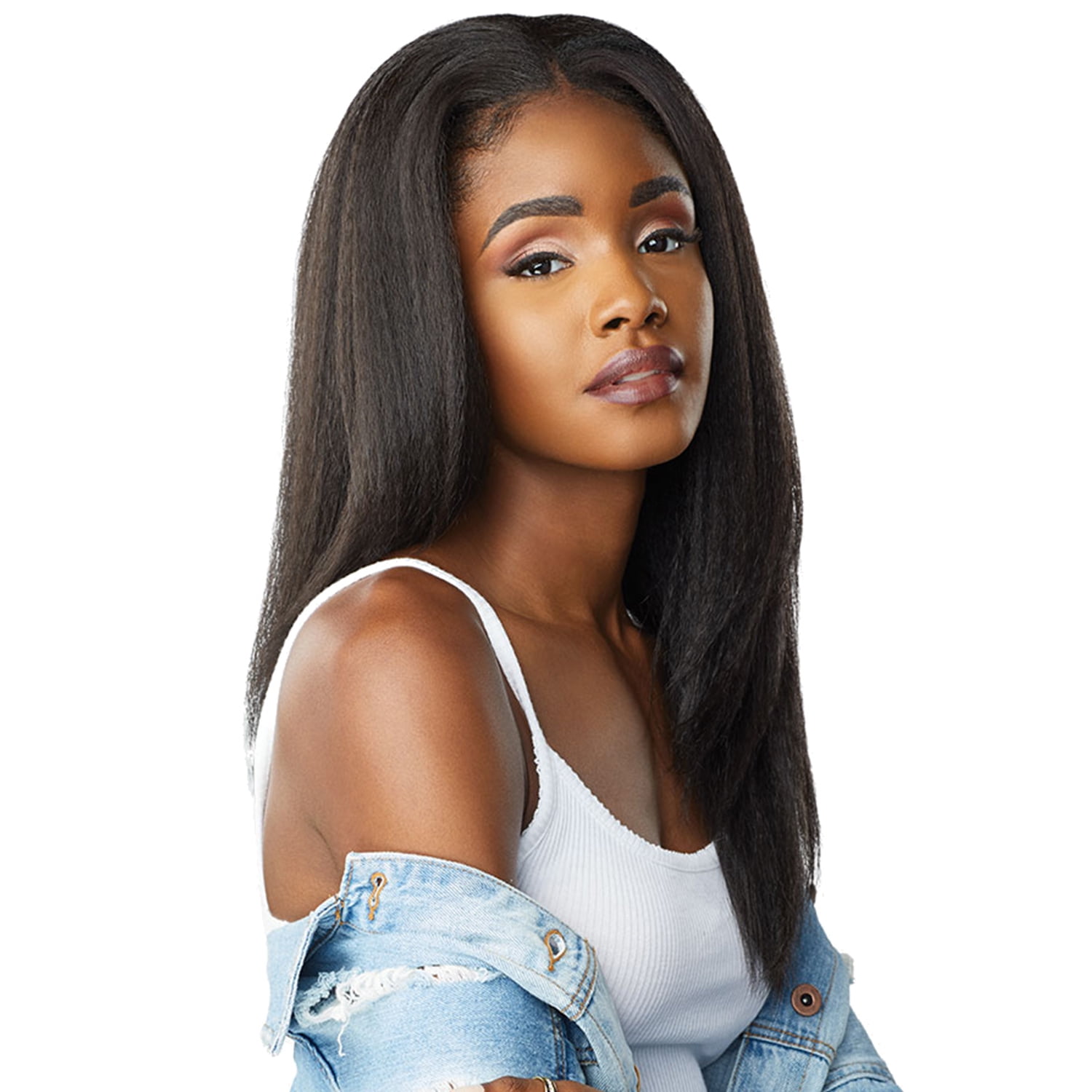 Sensationnel Half Wig Instant Weave Curls Kinks N Co Alpha Woman (FLAMBOYAGEBLONDE)
