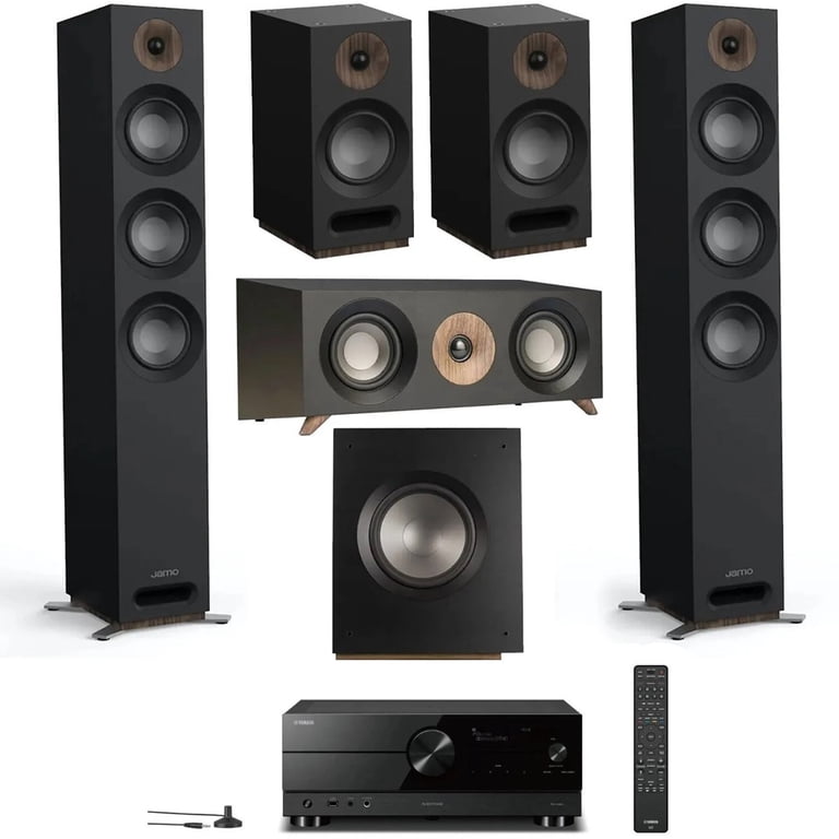 Jamo Studio Series 5.1 Channel Home Theater System, Bundle with