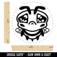 thumbnail image 2 of Cute Bee Sad Self-Inking Rubber Stamp Ink Stamper - Brown Ink - Medium 1 Inch, 2 of 7