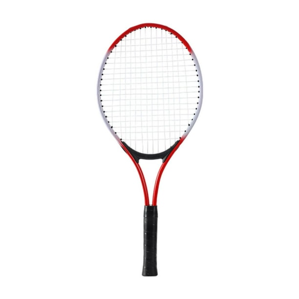 Raqueta de tenis Raqueta de tenis Práctica Agarre antideslizante Resistente a golpes Profesional Niños Rojos