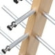 thumbnail image 5 of Soporte organizador de madera para gafas de sol, marco para gafas, color plata, 3 capas., 5 of 9