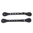 thumbnail image 1 of Set of 2 Spur Straps for Cowboy, Men and Women's Boots Equipment, Rodeo, Equestrian, Synthetic Leather with Rhinestone Decorated, Handmade  Accessories, 1 of 7