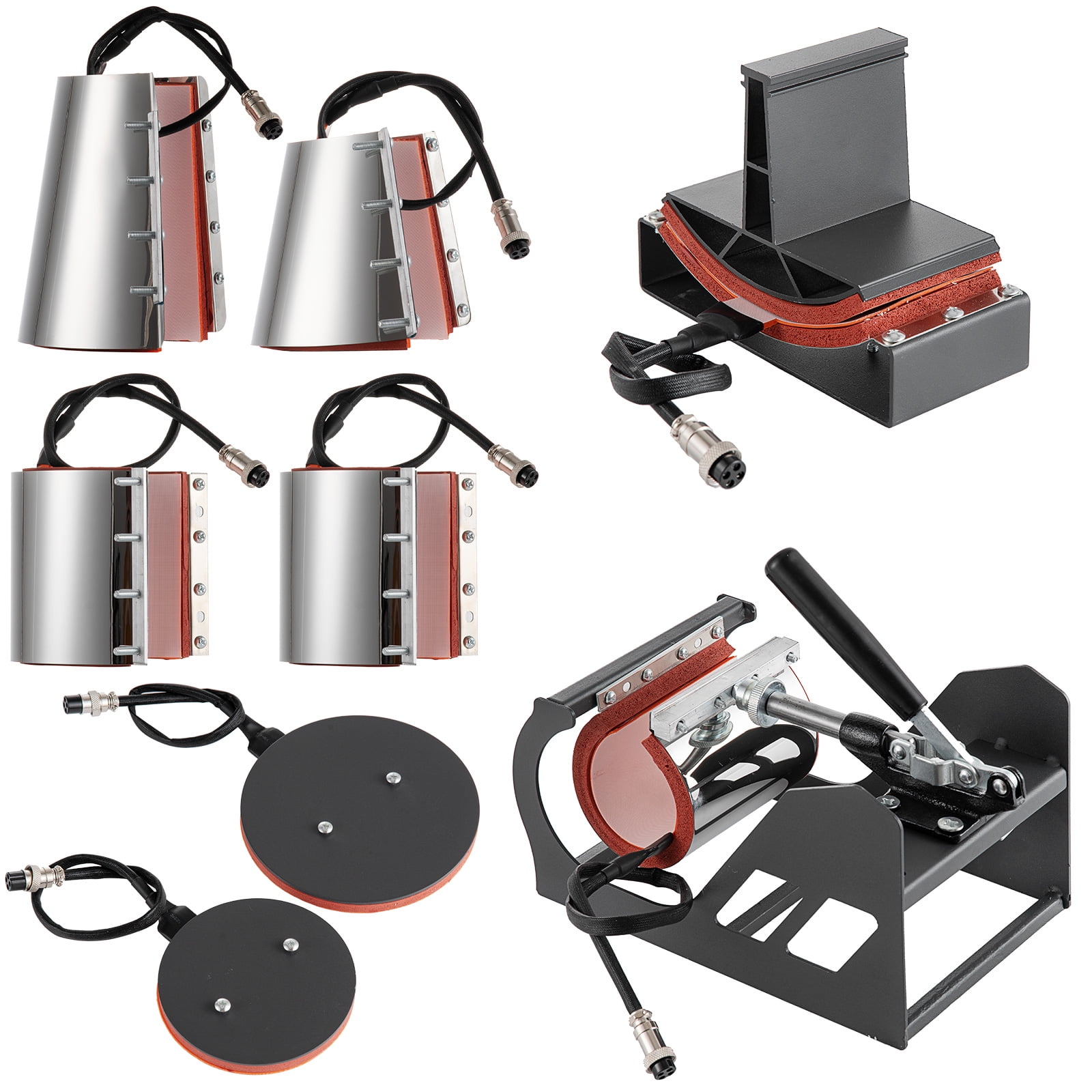 SHZOND 8 in 1 Heat Press Machine 12x15 inch Heat Transfer Sublimation Machine for T-shirts, Hat, Mugs and Plates