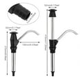 thumbnail image 3 of Aluminium Alloy Hand Water Pump Manual Replacement Leakproof Kitchen Portable Toilet Barbecue Picnic  Pumping Tool, 3 of 9