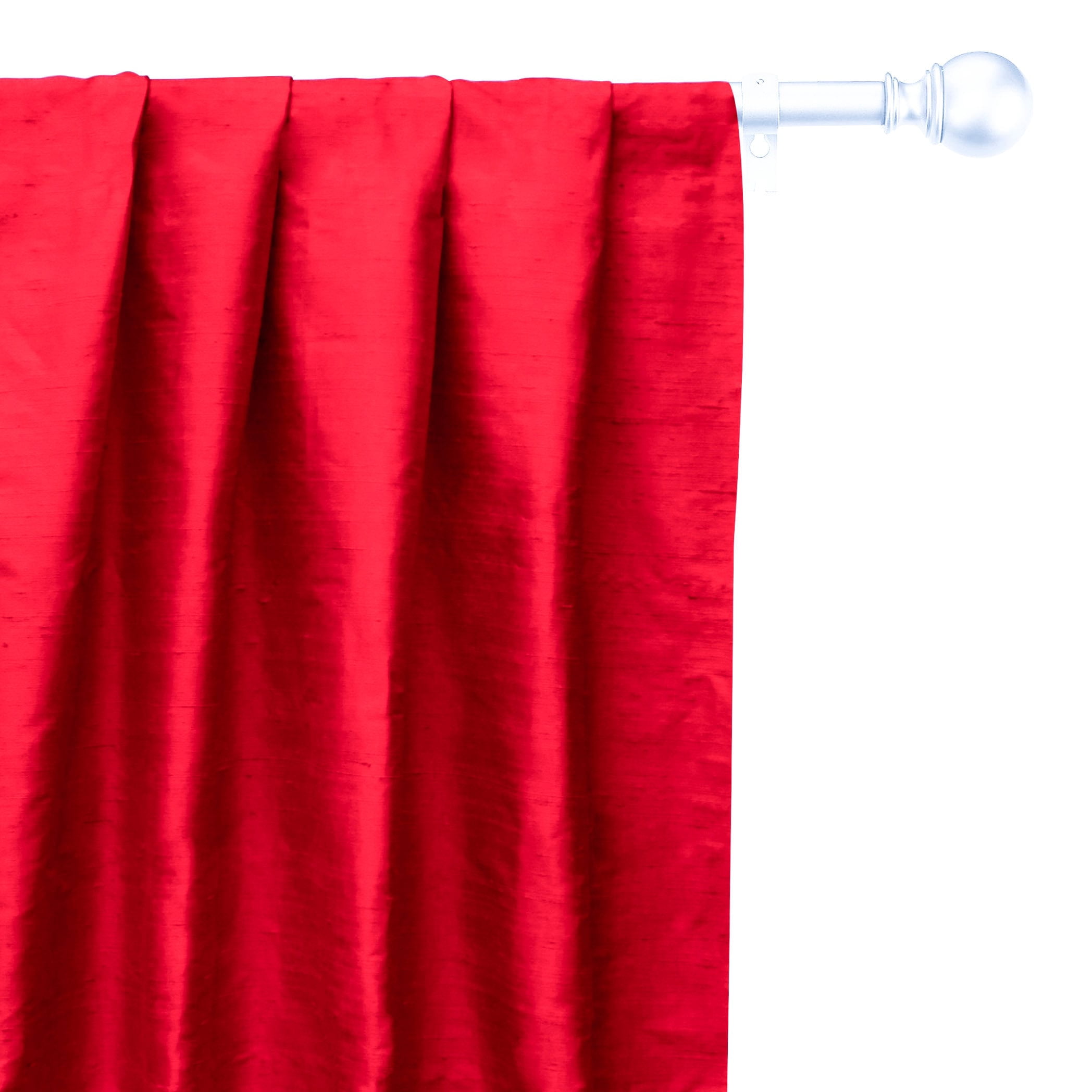 Fabric Mart Direct Silk Fabric By The Yard, Blood Red Silk Fabric, 100 Raw Silk Fabric Wholesale Silk Fabric, 13 Continuous Yards 41" width 100% Pure Silk Fabric by Yard For Bridal Dress