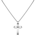 thumbnail image 1 of Collar y Dije de Acero Inoxidable Enso para Hombre EMN116S Acero plateado Unitalla, 1 of 3