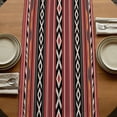 thumbnail image 5 of Table Runners 60 Inches Long Dress Scarves, Red Boho Farmhouse Kitchen/Dining Table Runner, Small Coffee Tablerunners, Vintage Ethnic Tribe 13x60 Inch, 5 of 9