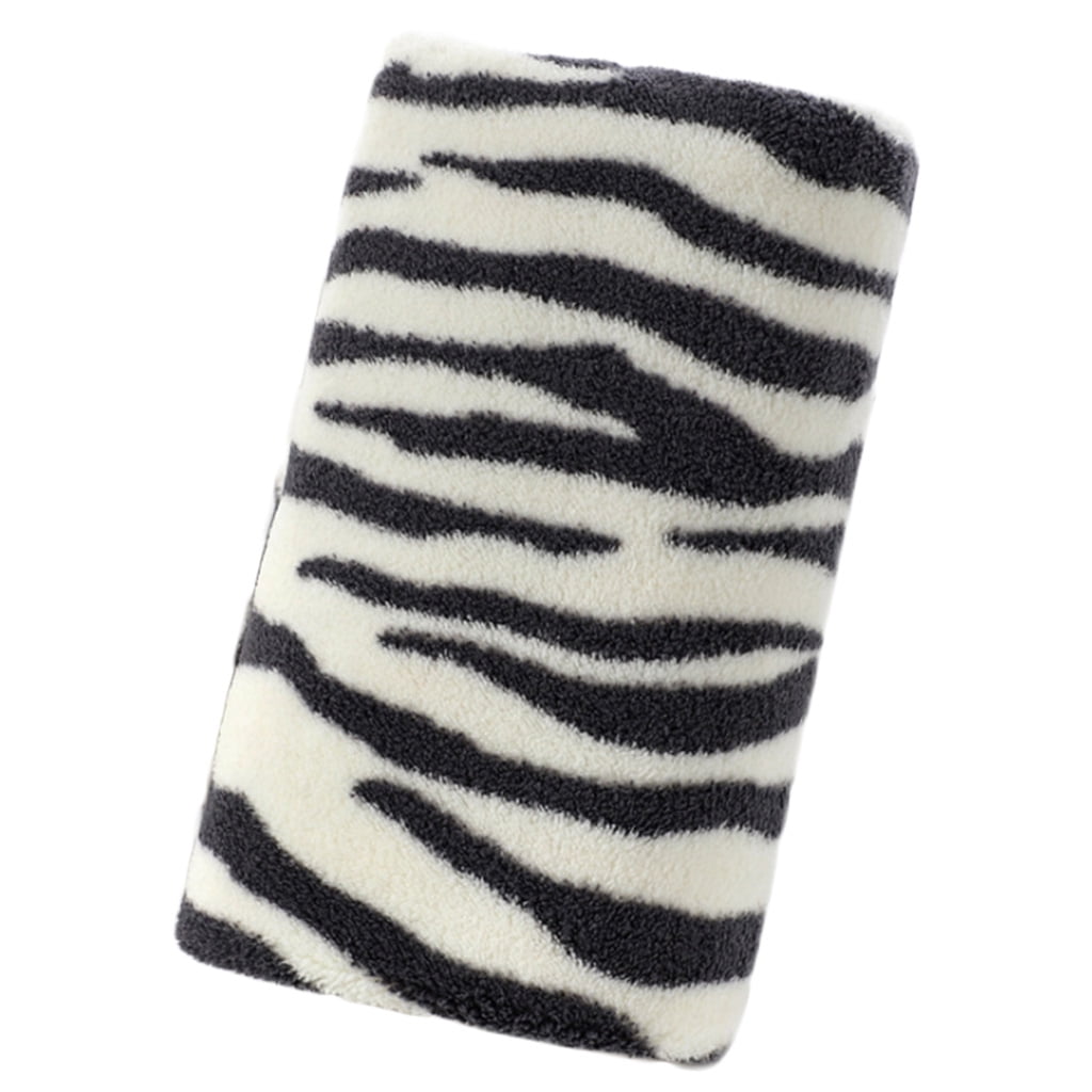 Washcloths Animal Print Hand Towels Zebra Print Hand Towels Black