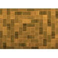 thumbnail image 1 of Ahgly Company Indoor Rectangle Patchwork Orange Transitional Area Rugs, 6' x 9', 1 of 1