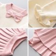 thumbnail image 5 of GigrtiJin Toddler Baby Girl Skirt Outfit Knit Sweater Tops with Skirt Matching Sets Ruffle Long Sleeve Fall Winter Set, 5 of 7