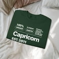 thumbnail image 4 of Capricorn Label Graphic Sweatshirt | Zodiac Astrology Crewneck, 4 of 6