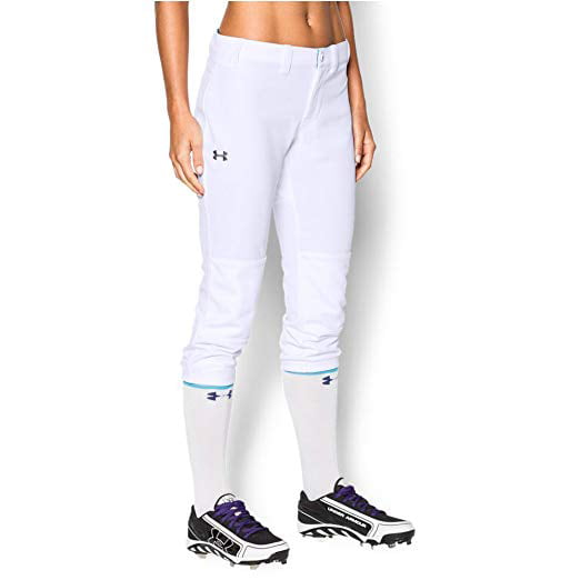 womens white under armour softball pants