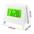 thumbnail image 3 of UNLLLL Mini LCD Student Alarm Clock New Electronic Clock Smart Desktop Multi-function Clock With Luminous Temperature Calendar, for school, home, 3 of 4