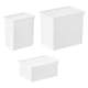 thumbnail image 1 of Bathroom Storage Boxes Plastic Box Waterproof Dustproof Home Organization Laundry Room Containers 17x14.8x7.8cm 3Pcs, 1 of 3