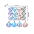 thumbnail image 2 of WWG Christmas Ball Ornaments, Plastic Christmas Tree Decorations, Hanging Holiday Ornament Set with Caps and Rope, Easy to Hang, Lightweight, for Indoor Christmas Tree, Home Decor, 2 of 9