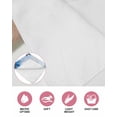thumbnail image 6 of Blue White Floral Kitchen Dish Towels for Drying Dishes Set of 4, Ombre Tulips Modern Art Spring Waffle Weave Microfiber Hand Tea Bathroom Towels Quick Dry & Absorbent Towel 15.7x23.6, 6 of 7