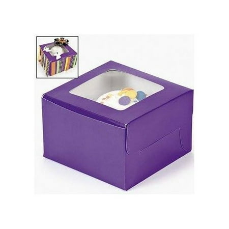 purple dozen cupcake boxes