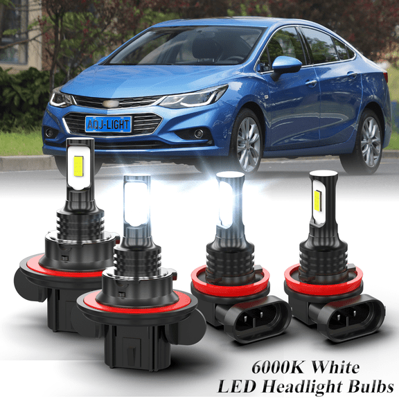 For Chevrolet Cruze 2011-2016 Combo LED Headlight High Low Beam   Fog Light Bulbs