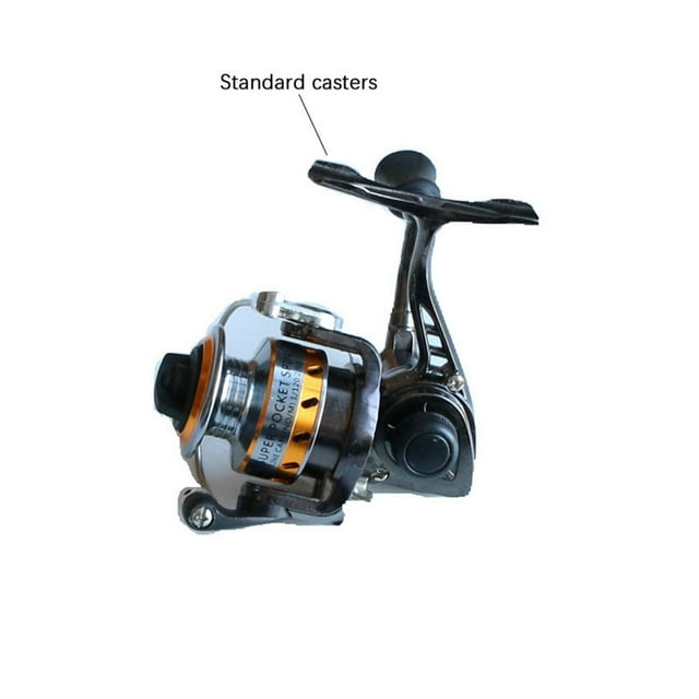 Spinning Fishing Reel Metal Coil Left/Right Boat Rock Lure Ultralight Fishing Wheel ,Rigid Aluminum Skeletal Frame
