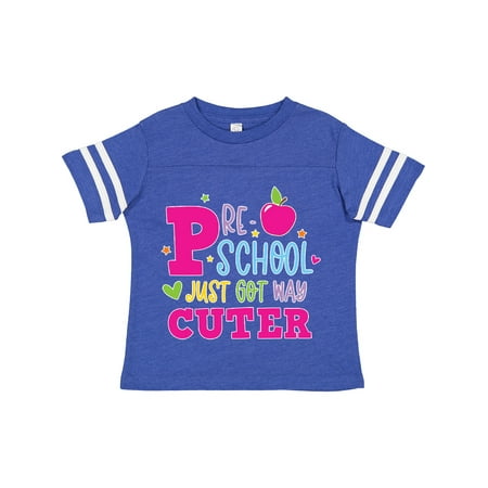 

Inktastic Preschool Just Got Cuter Gift Toddler Toddler Girl T-Shirt