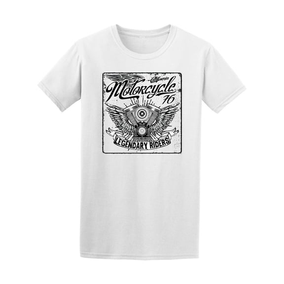 Motorcycle California Graphic Tee Men's -Image by Shutterstock