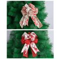 thumbnail image 2 of AMERTEER  Printed Bow Ornaments Christmas Decorations, 2 of 9