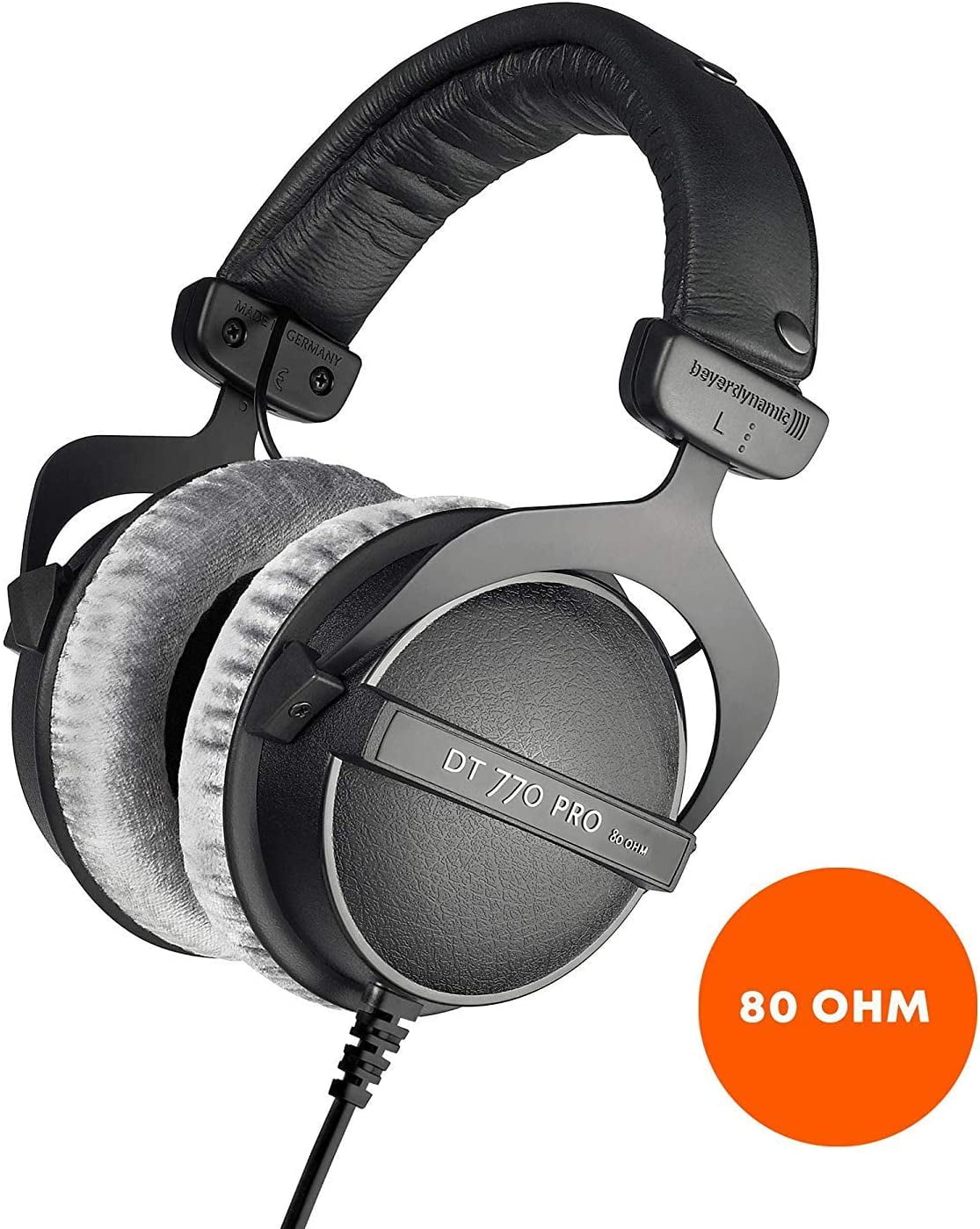 Beyerdynamic DT 770 Pro 32 Ohm Headphones with Splitter and 3-Year