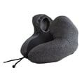 thumbnail image 4 of Almohada de viaje Memory Foam Soporte de cuello portátil Almohada de cuello de colchón U para avión para acampar Oficina de adultos de viaje, 4 of 8