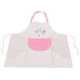 thumbnail image 2 of Delantal para decoración de uñas con patrón de cachorro, delantal de cocina lavable a máquina, delantal de cocina impermeable para manualidades, color beige, 2 of 8