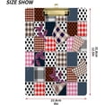 thumbnail image 2 of FMSHPON Geometric Patcwork Clipboard Hardboard Wood Nursing Clip Board and Pull for Standard A4 Letter 13x9 inches, 2 of 7