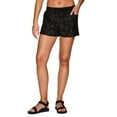 thumbnail image 3 of Avalanche Women's Tropical Print Silky Stretch Woven Walking Short With Inner Brief, 3 of 5