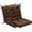 Coffee Brown, variant on Set of 2 Outdoor Dining Chair Cushions, 37x18 inch, Water Repellent, Patio Seating Cushions, 37x18 inch, for Garden Patio Furniture (Red)