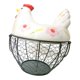 thumbnail image 3 of Cesta para huevos de gallina, suministros de cocina, soporte decorativo de alambre de metal para huevos de gallina florete, 3 of 9