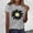 T Shirts for Women Clearance under $5 Grey, variant on VOUZZA Womens Daisy Floral Graphic T-Shirt Crewneck Short Sleeve Regular Fit Tunic Vintage Casual Summer Tee