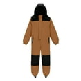 thumbnail image 6 of TEAJOPSUU Kids Toddler Snow Suit Boys Girls Lightweight Insulated One Piece Ski Suit Windproof Hooded Snowsuit Baby Jumpsuit A-Brown, 6 of 9