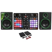 Hercules P32 DJ USB MIDI Mixing DJ Controller Interface+32-Pads+Mackie Monitors