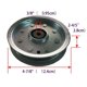 thumbnail image 4 of Polea loca plana 332511B para MTD, Cub Cadet, Troy-Bilt, reemplaza al OEM no. 956-04129, 753-08171, 756-04129, Plata, 4 of 4