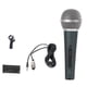 thumbnail image 4 of Micrófono vocal dinámico con cable de 3 metros de largo alcance para fiestas y discursos. Juego de micrófono A cian oscuro, 4 of 9