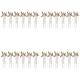 thumbnail image 1 of Fleurs de Dossier de Chaise de Mariage 6 Pcs - Décorations Florales de Roses pour Banc avec Feuilles et Rubans - Déco de Chaise d'Allée pour Église, Cérémonie, Banc et Décoration de Réception de Mariage, 1 of 9