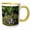 Yellow/White, variant on 3drose, False Coral, Milk Snake, Andes, Ecuador. Captive, 11oz Two-tone Green Mug