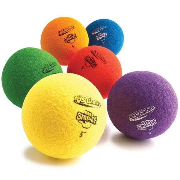 US Games 5" Grippee Balls, 6-PACK