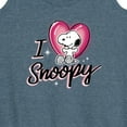 thumbnail image 3 of Peanuts - I Heart Snoopy - Women's Racerback Tank Top, 3 of 6