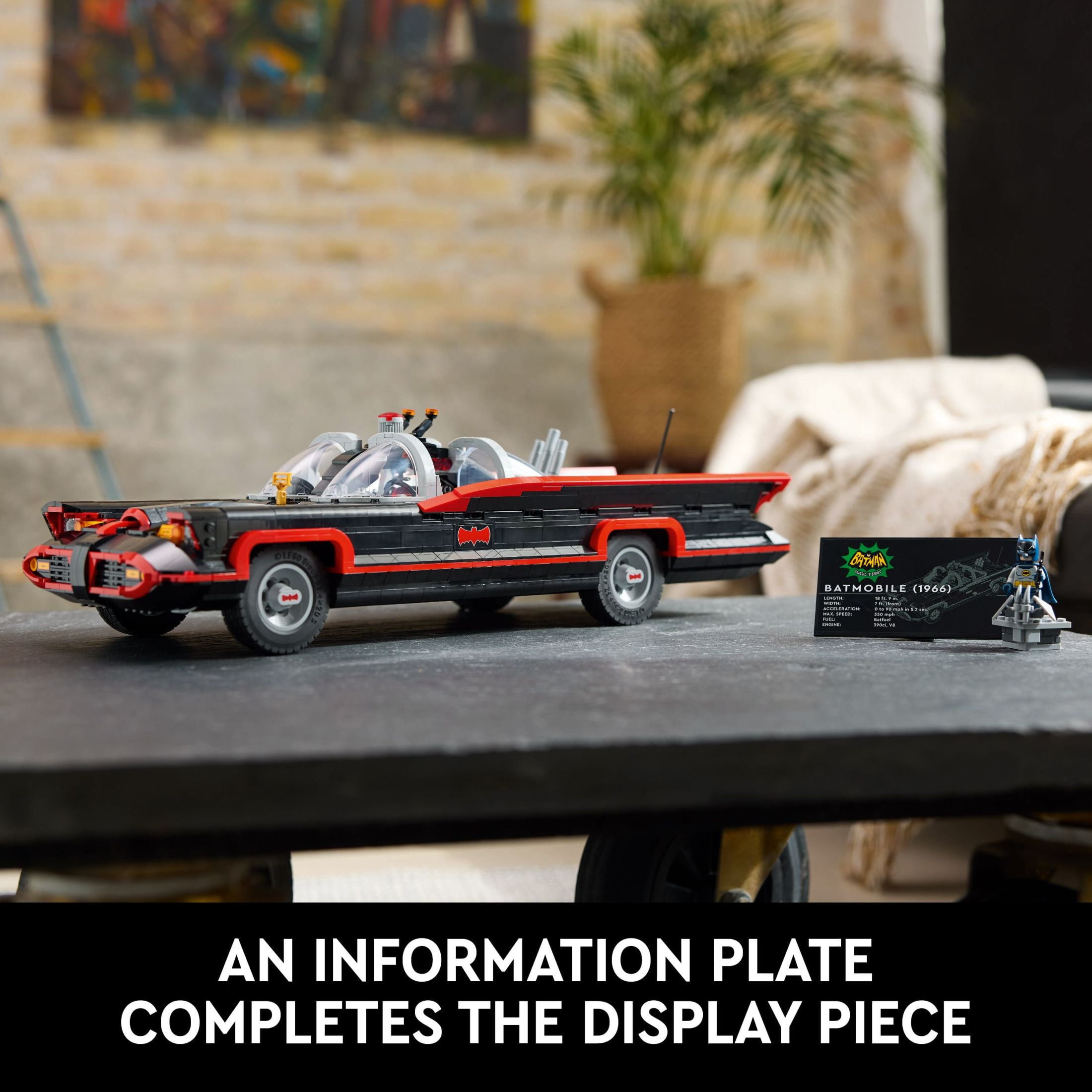 LEGO DC Batman: The Classic TV Series Batmobile Set, DC Gift for Adults, Classic Batmobile, 76328